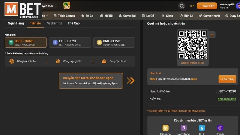 Gửi vốn bằng tiền ảo với quy trình đơn giản, nhanh chóng Gửi vốn bằng tiền ảo với quy trình đơn giản, nhanh chóng