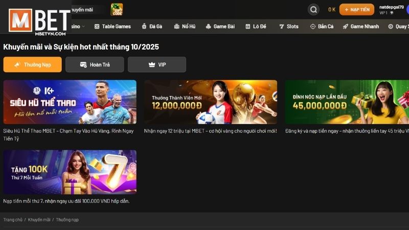 Khuyến mãi MBET được triển khai loạt ưu đãi cực hấp dẫn Khuyến mãi MBET được triển khai loạt ưu đãi cực hấp dẫn